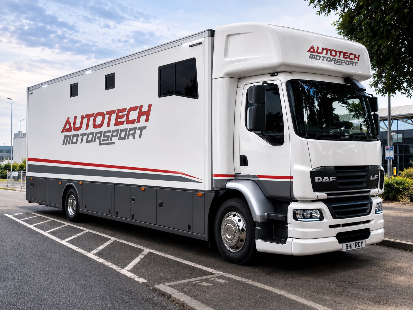 Autotech Motorsport purpose built race transporter